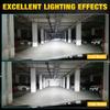 2pcs H7 LED Bulbs High Power Car Headlight CSP Chips CANBUS Fog Lights for Automobile Mini Wireless 1:1 Fit LED Headlamp Plug&Play 6500K White