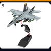 Maßstab 1/72 Flugzeugmodell F/A-18F Super Hornet VFA-2 Jagdflugzeug Spielzeugflugzeug Kinderspielzeug für Jungen ABS-Kunststoffmodell Geschenk