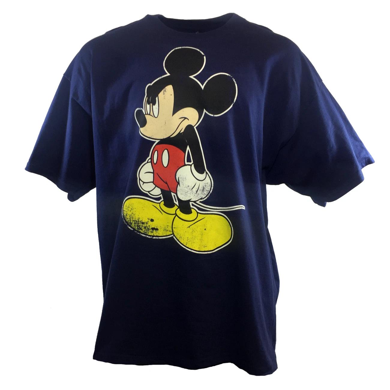 

Disney T Shirt - Mickey Mouse -Disneyland Mad Mickey World Fun Big Size 3XL -NEW M