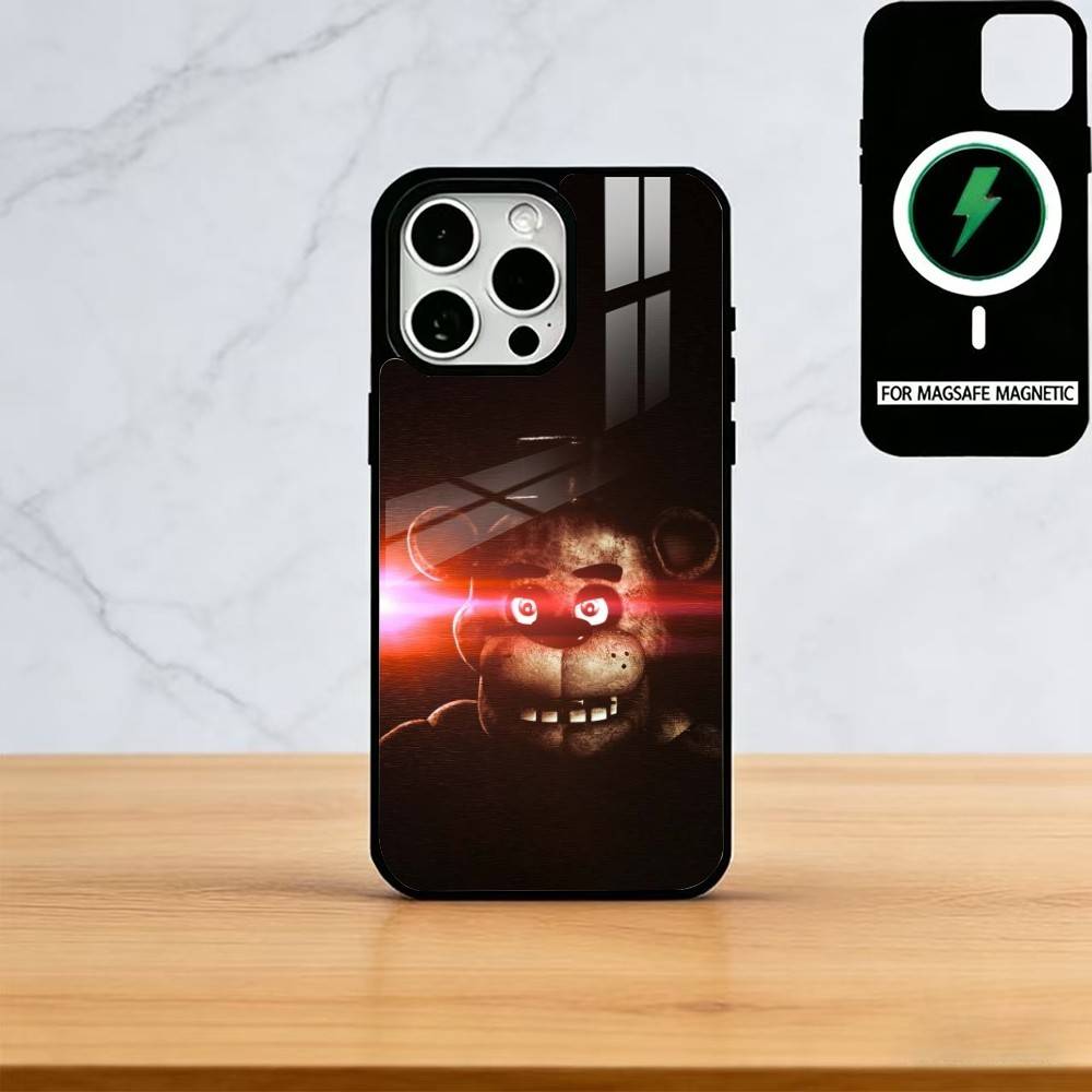 Five Nights At Freddys Phone Case For iPhone17,16,15,14,13,12,11 Plus,Pro Magnetic with Magsafe Wireless Charging