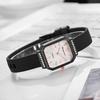 Yousheng Women Silicone Watch Square Dial Quartz Wristwatch Rhinestone Minimalist Dress Watch for Casual Formal Office Party Dating