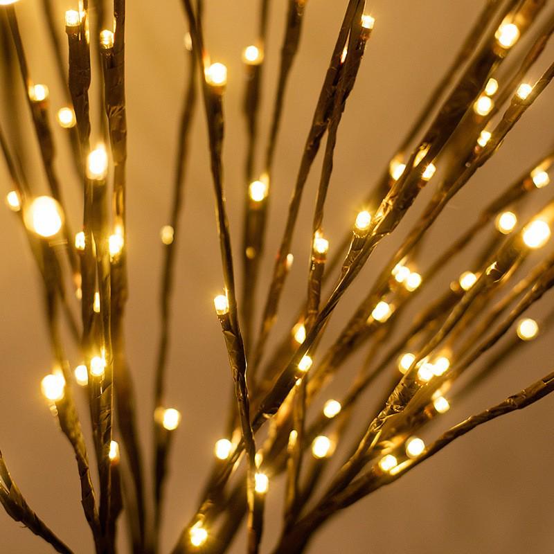 Nordic LED Branch Lights: Colorful Night-Light Decor for Bedrooms and Rooms