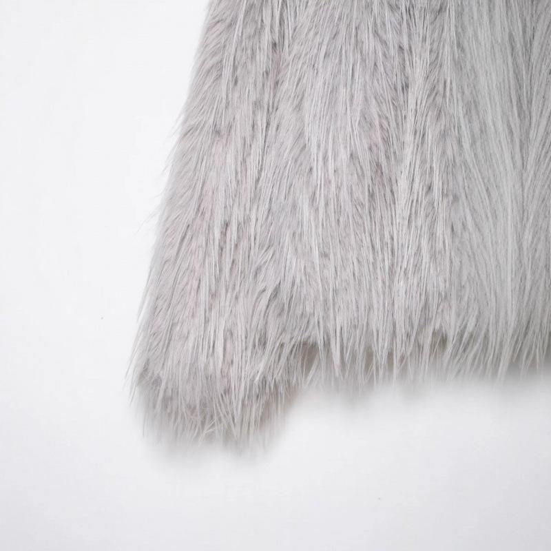 Women's Casual Lapel Faux Fur Coat Jacket - European & American Style
