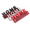 1Pc 3D Metal Home Edition Logo Car Front Grille Badge Side Fender Rear Trunk Emblem Sticker Decal