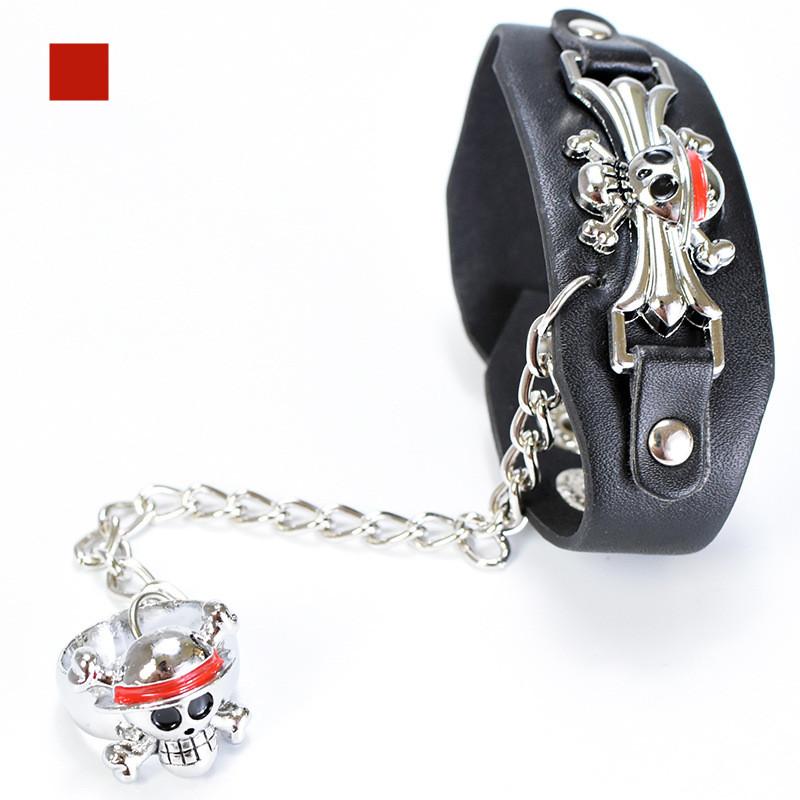

Anime Konoha Sharingan Logo Cuff Bracelet with Ring Cosplay Prop Gift