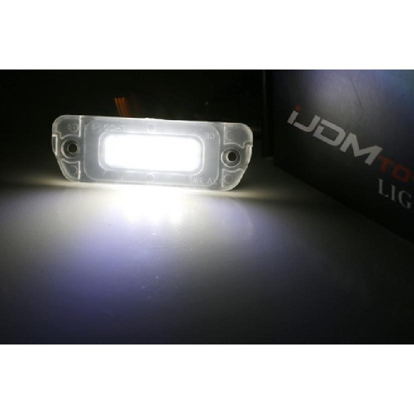 OE-Fit 3W Full LED License Plate Light Kit For Mercedes ML M GL R Class Diesel