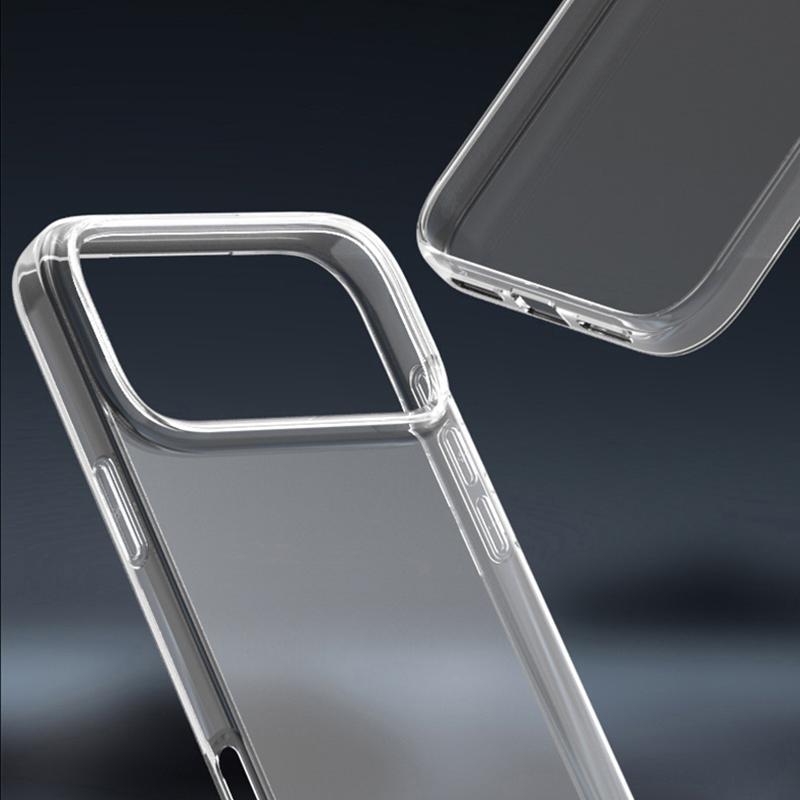 

Luxury Silicone Soft Case For iPhone 17 Air Pro Max Ultra Thin Transparent Clear Back Cover For iPhone17 17ProMax Slim Shell iPhone Air