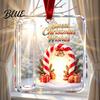 Acrylic Cash Surprise Pendant Christmas Money Holder Ornament Gift Hanging Decor with for Friends Festive Pattern Tree Giving Holiday Keepsake