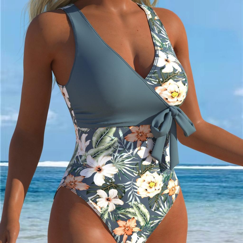 1011 one-piece swimsuit bikini new swimsuit European and American backless swimsuit beach European and American one-piece swimsuit