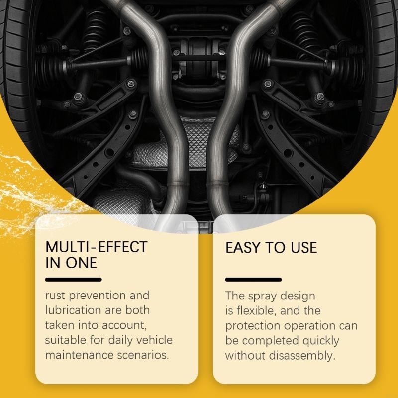 2025 New Car Antirust Remover Rust Inhibitor Rust Remover Derusting Sprayer 100ml Cleaner