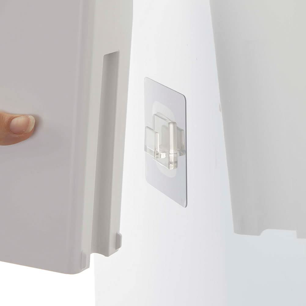 Yamazaki Film Hook Dispenser for 7cm W X 9cm D X Floating Easy 5362 Two-Way Conditioner, White, Approx. 23.5cm H, Tower, Storage, Installation,