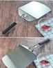Stainless Steel Folding Pizza Peel & Cake Spatula - Round & Square Baking Tool