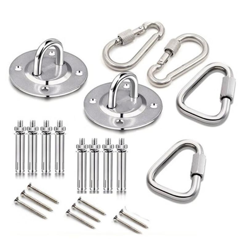 ML Round M8 Stainless Steel Boat Hook Base Kit