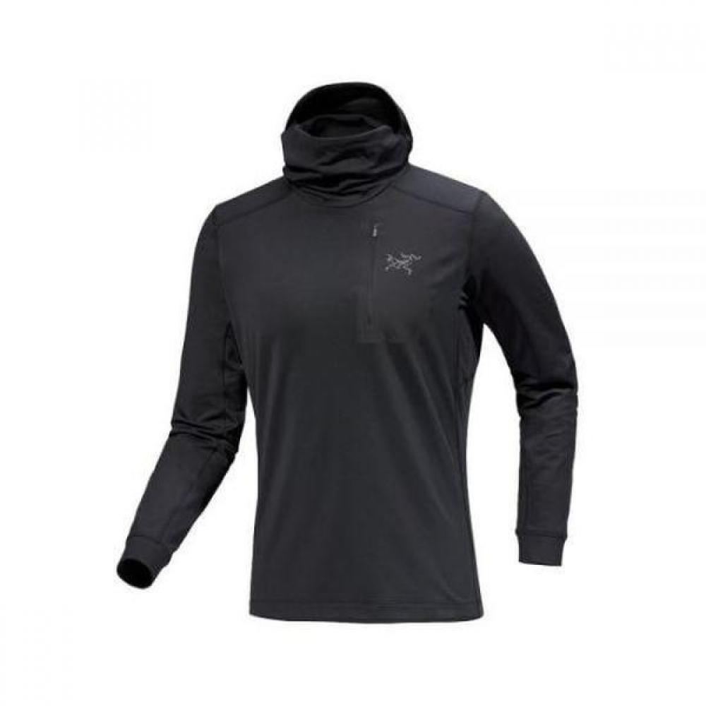 Arc Teryx Hooded T shirT Black Dom aTofmx9423blk S (90 around)