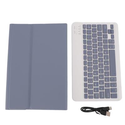 11 Inch Tablet Keyboard Case Super Thin Lightweight Protective Cover with Detachable Bluetooth
