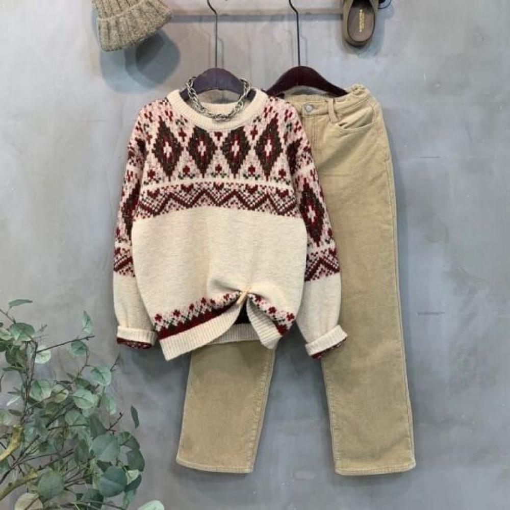 C S In The Room Anya Ykk Zipper fleeCe Corduroy Hidden bandIng pantS 3 ColorS
