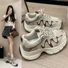 Popular Increase In Dad Shoes Women's Summer Thin Forrest Gump Shoes 2025 Super Fire New Mesh Breathable Sports and Leisure Shoes