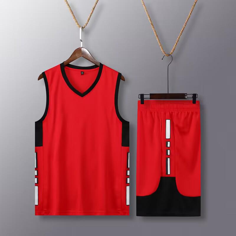 Custom Plus Size Men's Basketball Training Uniform Set