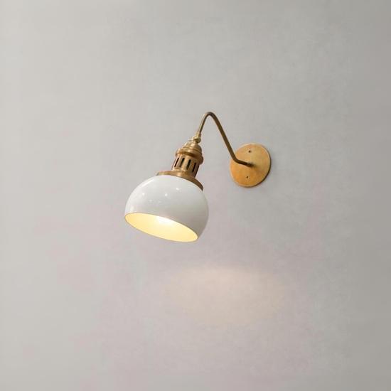 Brass Wall Sconce Lamp, Industrial Home Décor Light