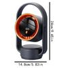 Desk Fan 5 Wind Speed 1800mAh Table Air Circulator Fan For Women Men Students Travelers Home Apartment Study Bedroom Living Room