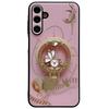 For Samsung Galaxy S25+ Magnetic Case Kickstand TPU+PC Rhinestones Decor Phone Cover