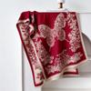 Butterfly Insect Print Style Fashionable And Elegant Women'S Imitation Cashmere Warm Scarf Large Shawl