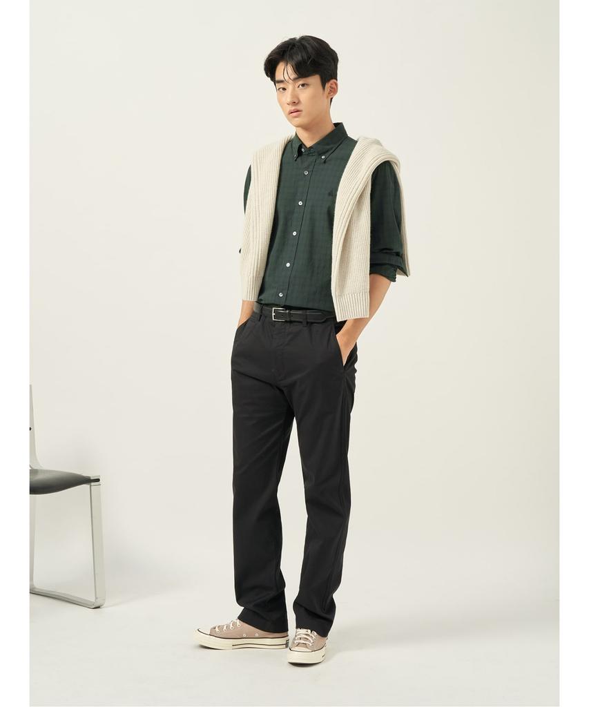 Binpolmen Chino Comfort Fit Pants Black