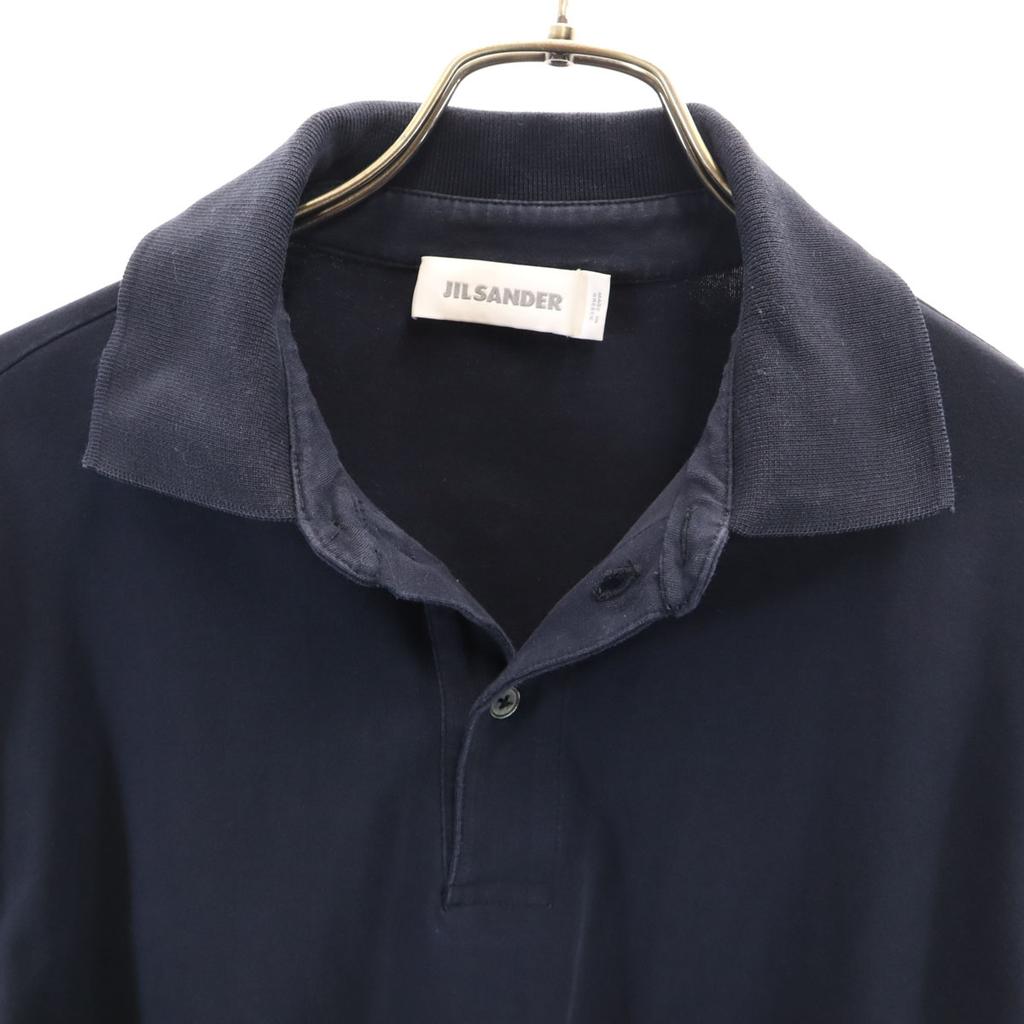 JIL SANDER Made in greece Short sleeve Polo shirt L Navy Men's Used