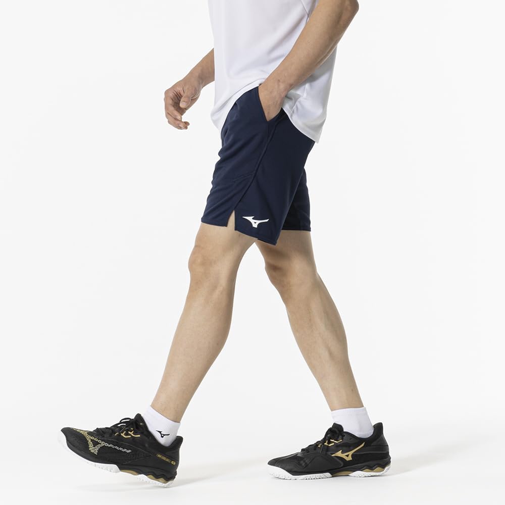 Tennis Badminton Game Half Sweat Quick Dynamotion Certified by Japan Badminton Unisex 62JBB024 Dress Navy XL [Mizuno] Pants, Pants, Absorbent, Drying,