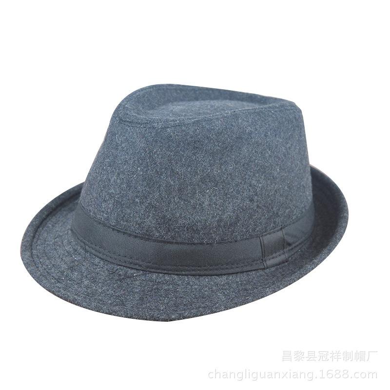 Autumn and Winter Models Are Available for Men and Women, British Retro Hats, Fashionable Gentleman Hats, Jazz Hats, Trendy Woolen Top Hats.