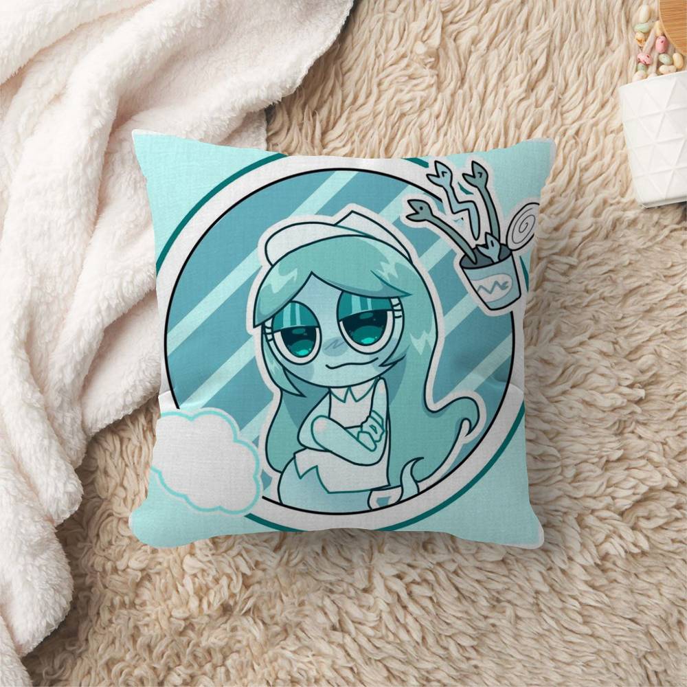 Hot Horror Game Dandys World Pillow Gift Home Office Decoration Bedroom Sofa Car Cushion Cover Case X