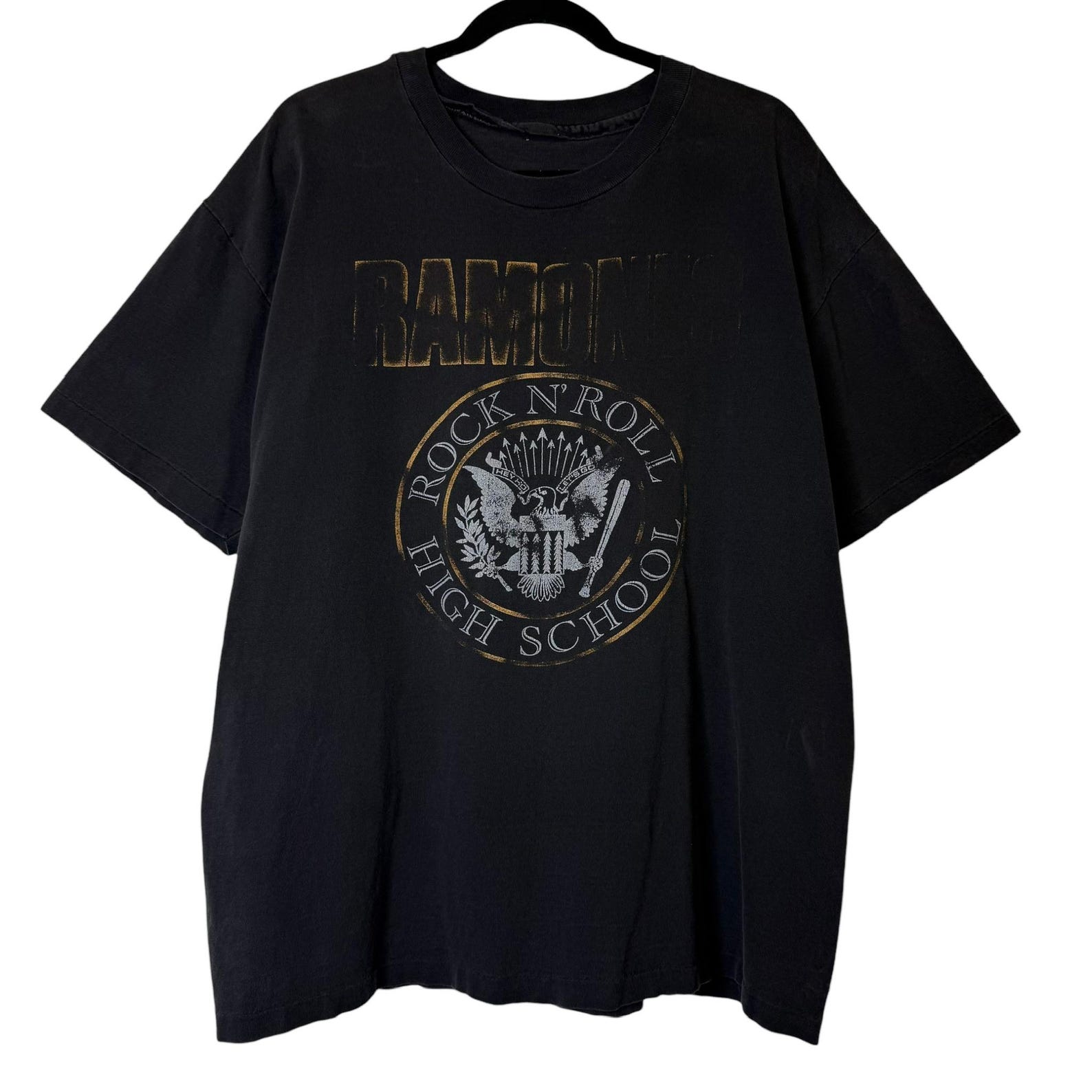 90 s Ramones Rock n Roll High School T shirt Sz XL S