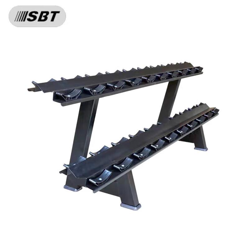 Double-Layer Dumbbell Rack