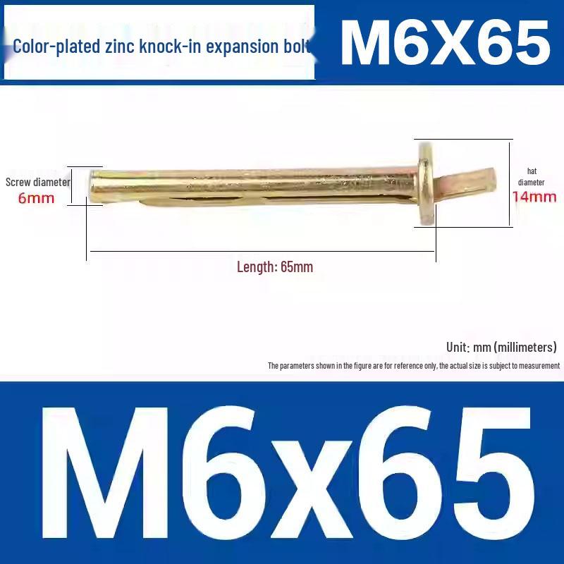 M6 Hammer-In Dübel Spreizdübel für Zementwände