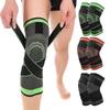 Sports Knee Pads  Eight-character Straps Pressurized New Nylon Breathable Basketball Football Volleyball Brace Protector BandageElastic and Breathable