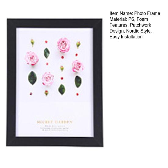1 Set 5 Zoll Fotorahmen Patchwork Wasserdicht Verdickt Dekoratives Schaumstoff Wandbehang Foto Display Rahmen Haushaltsartikel