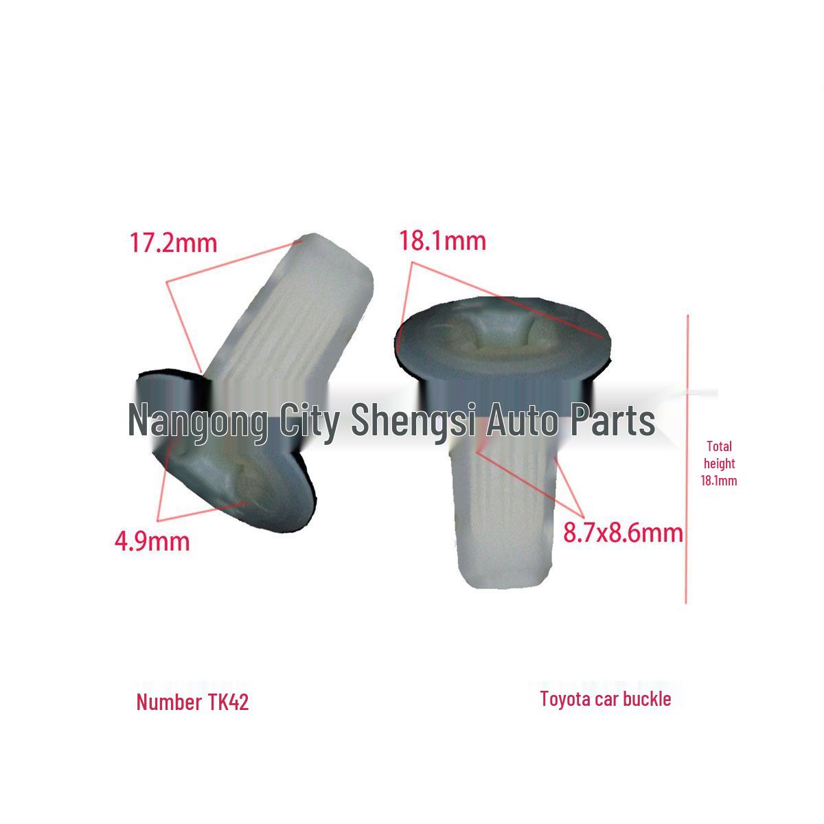 

Toyota RAV4 Trim Panel Screw & Clip Set for Lamp Installation 10000 pcs