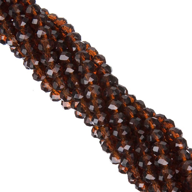 

100 шт. 6 мм стеклянные кристаллы-разделители свободные бусины прозрачные стеклянные бусины DIY ювелирные изделия изготовление браслетов и ожерелья 6mm/100pcs