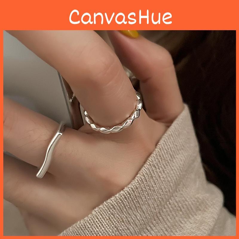Stunning Geometric Design Adjustable Ring For Women In Stylish Minimalist Fashion