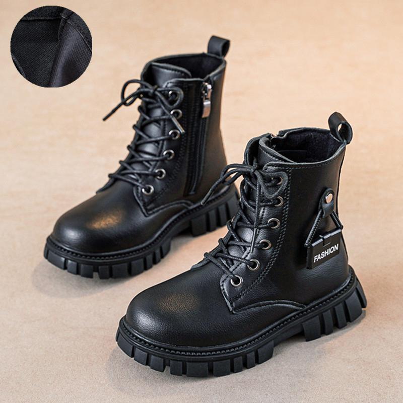 Autumn Girls High-top Leather Boots Princess Bags Decoration Autumn Boots