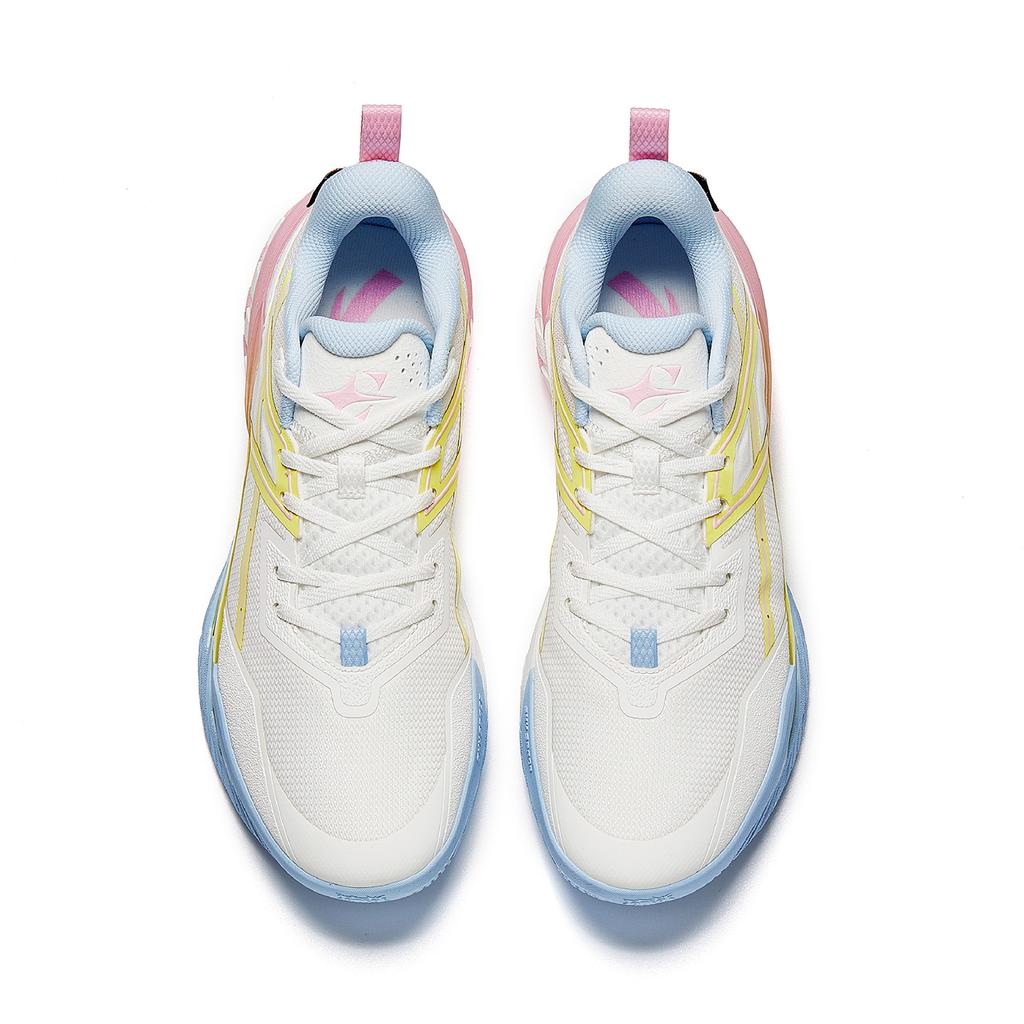 Anta Air 6 Cloud Colorway Basketball Shoes Men Sneaker White Yellow 912611602-1