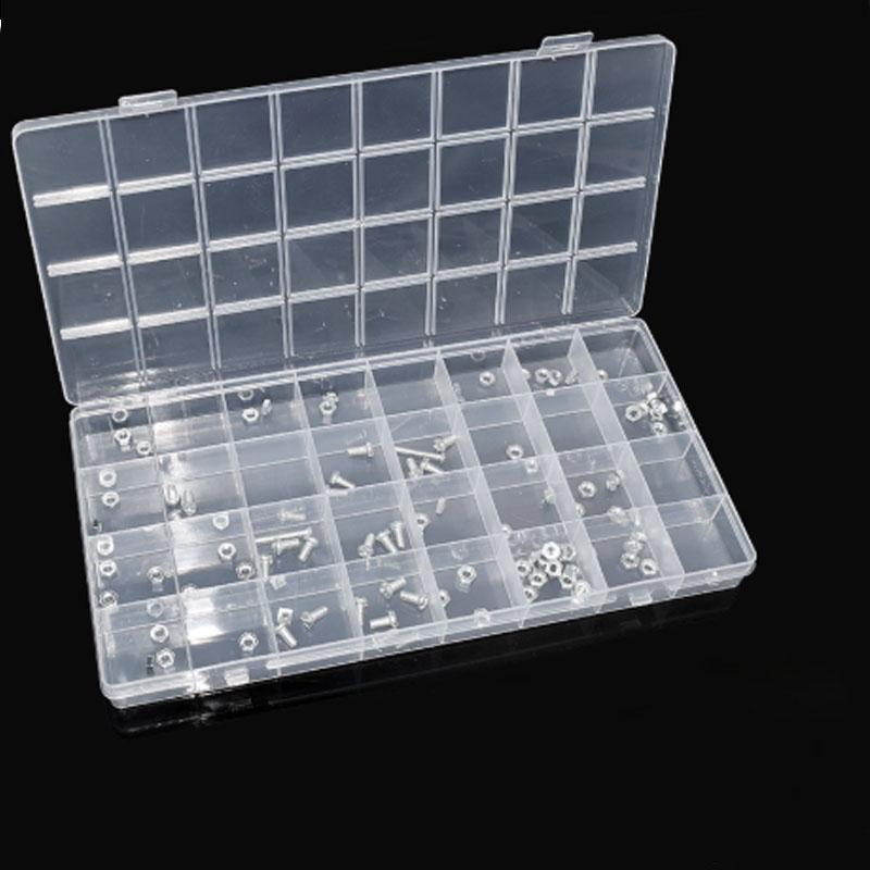 1PCFeaturing10/15/18/24/36compartments ForStoring Electronic Accessories Screws Jewelry Pills Other Storage Boxes And Containers