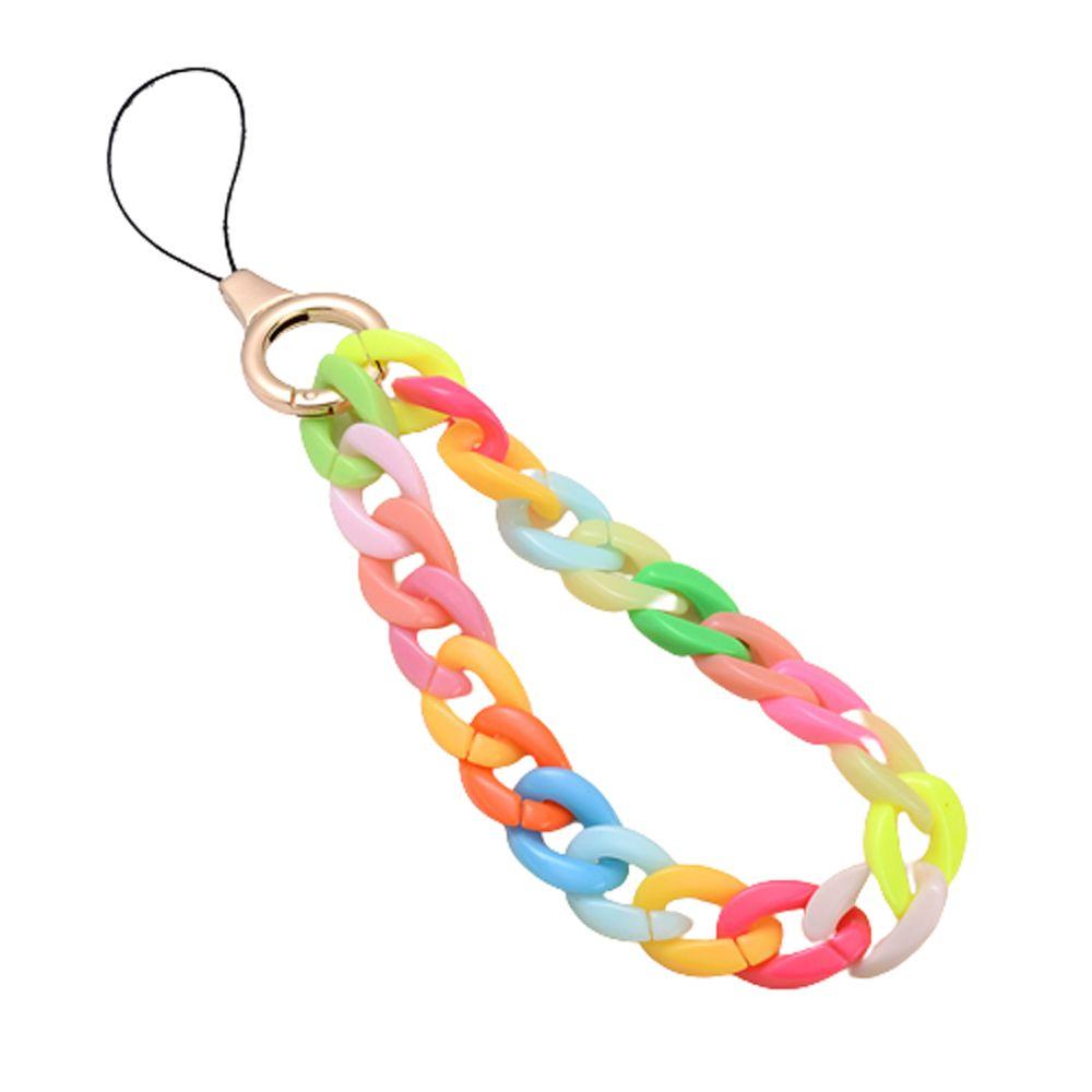 Charms Anti-fall Acrylic Jewelry Accessories Cell Phone Lanyard Phone Strap Mobile Phone Chain