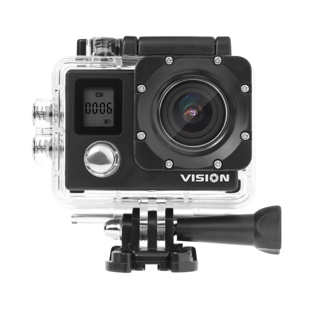 Kruger&Matz Vision L400 4K sports camera accessories remote control set