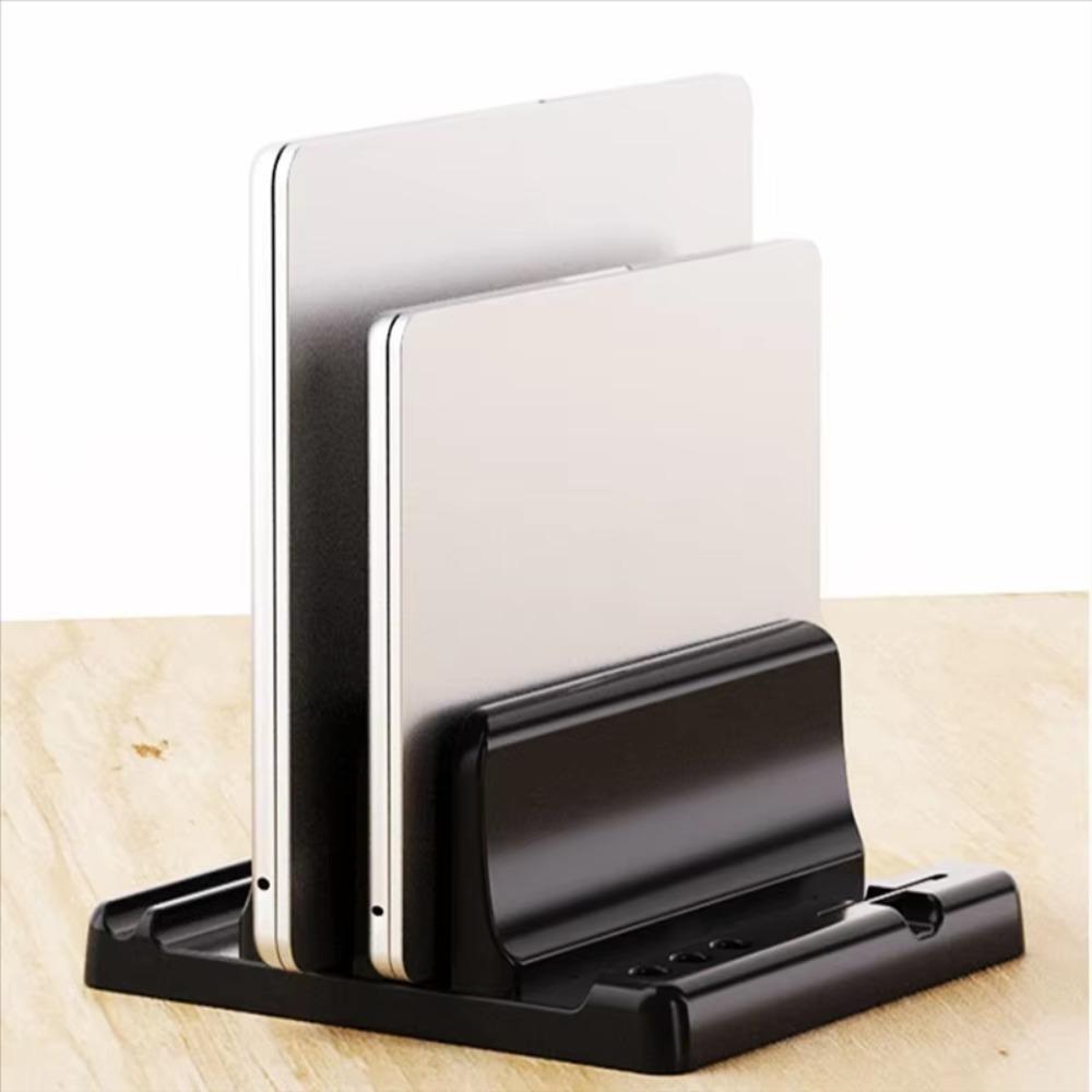 Scalable Width Laptop Stand Adjustable Vertical Stand Storage Rack Adjustable Stand  Office Desk