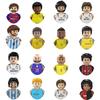 World Football Stars Building Blocks Minifigures Set Soccer Players Assemble Bricks Action Figures Model Toys Birthday Gift