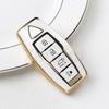 3/4 Botton Tpu Car Key Case Cover For Mitsubishi Outlander  Auto Smart Remote Shell Fob Holder Keyless Protector Accessories