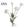 Indoor Decorative Silk Flowers Artificial Camellia Flowers, Flexible Stems Fake for Home High Density Fabric Flower Petals Living Room Decor