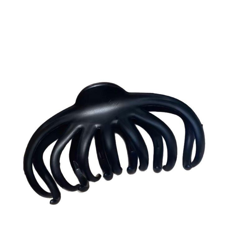 Pinza de Tiburón para el Cabello Extra Grande Estilo Francés para Mujer, Pinza de Garra Retro Escarchada con Dientes Profundos Adecuada para Cabello Grueso, Accesorios para el Cabello Diarios, Nuevo Artículo
