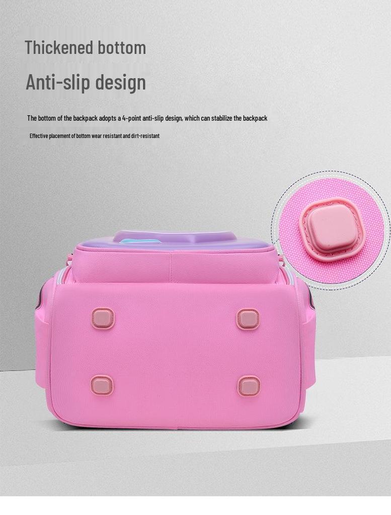 2025 Lightweight Spine-Protecting Backpack for Primary School Girls and Boys, Grades 1-6